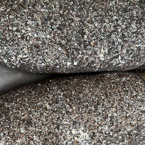 sparkly champagne pink loafers - Picture 2 of 5